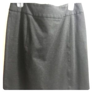 Charcoal gray skirt
